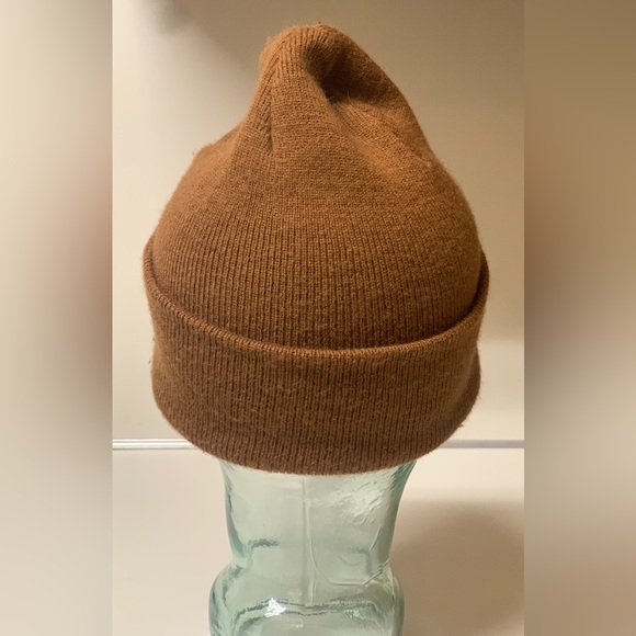 Adult Unisex One Size 100% Acrylic CARHARTT Brown Cuffed Watch Cap Beanie Hat - Picture 6 of 11